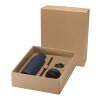 Illuminate 650 ml RCS-zertifizierte doppelwandige Trinkflasche aus recyceltem Edelstahl mit 3-teiligem Deckelset Standard | navy | ohne Werbeanbringung | Nicht verfügbar | Nicht verfügbar