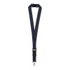 Yogi Lanyard mit abnehmbarer Schnalle Priority | navy | 1-farbiger Transferdruck | beide Bänder gleiche Logo-Ausrichtung | 280 mm x 19 mm | Nicht verfügbar