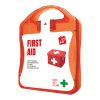 mykit, first aid, kit rot | 1-farbiger Digitaler Aufkleber | Vorderseite | 90 mm x 127 mm