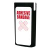 MiniKit Pflaster schwarz | 1-farbiger Digitaler Aufkleber | Vorderseite | 39 mm x 82 mm