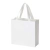 Smartfold Papiertüte, 230 g/m², mit Bandgriffen und Glanzlaminierung – 24 x 10 x 24 cm weiß