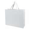 Smartfold Papiertüte, 230 g/m², mit Bandgriffen und matter Laminierung – 42 x 12 x 35 cm weiß