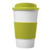 Americano® 350 ml Isolierbecher mit Schutzring und Schraubverschluss weiss-limone | ohne Werbeanbringung | Nicht verfügbar | Nicht verfügbar