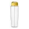H2O Tempo® 700 ml Sportflasche mit Ausgussdeckel transparent klar-gelb | ohne Werbeanbringung | Nicht verfügbar | Nicht verfügbar