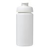 Baseline® Plus grip 500 ml Sportflasche mit Klappdeckel weiß | ohne Werbeanbringung | Nicht verfügbar | Nicht verfügbar
