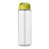 H2O Vibe 850 ml Sportflasche mit Ausgussdeckel transparent-limone | ohne Werbeanbringung | Nicht verfügbar | Nicht verfügbar