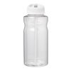 H2O Active® Big Base 1L Sportflasche mit Ausgussdeckel weiß | 1-farbiger Siebdruck | rundum | 255 mm x 75 mm