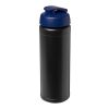 Baseline Rise 750 ml Sportflasche mit Klappdeckel schwarz-blau | ohne Werbeanbringung | Nicht verfügbar | Nicht verfügbar