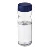 H2O Eco Base 650 ml Sportflasche mit Drehdeckel transparent-blau | ohne Werbeanbringung | Nicht verfügbar | Nicht verfügbar