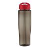 H2O Active® Eco Tempo 700 ml Sportflasche mit Ausgussdeckel rot-kohle | ohne Werbeanbringung | Nicht verfügbar | Nicht verfügbar