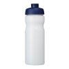 Baseline® Plus 650 ml Sportflasche mit Klappdeckel weiss-blau | ohne Werbeanbringung | Nicht verfügbar | Nicht verfügbar