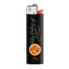 BIC® J23 Feuerzeug schwarz | 1-farbiger Siebdruck | Körper-Rückseite (Drücker auf der linken Seite) | 16.00 mm x 50.00 mm