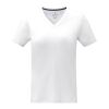 Somoto T-Shirt mit V-Ausschnitt für Damen Weiß | S