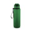 ERIKSSON. Flasche aus recyceltem PET (100 % rPET) mit motivierenden Sprüchen und Zeitmarkierungen, die zum Wassertrinken anregen Grün