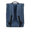 Prague 25L Rucksack, recy.Baumwolle. Hakenverschluss. Laptops bis 17" Blau | ohne Werbeanbringung | Nicht verfügbar | Nicht verfügbar | Nicht verfügbar