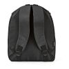 Brüssel Kühltaschen-Rucksack 12L aus r PET. Mit Doppelreißverschluss Schwarz