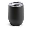 Tigris Reisebecher recy.Edelstahl, 320 ml. Doppelwandig mit Deckel Schwarz | ohne Werbeanbringung | Nicht verfügbar | Nicht verfügbar | Nicht verfügbar