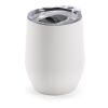 Tigris Reisebecher recy.Edelstahl, 320 ml. Doppelwandig mit Deckel Weiß | ohne Werbeanbringung | Nicht verfügbar | Nicht verfügbar | Nicht verfügbar