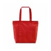 Illimani Einkaufstasche aus recy. Baumwolle, 360g/m², 65cm Henkel Rot