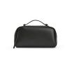 Macao 3,5L Kulturtasche aus recy.Leder. Mit Zipper und Tragegriff Schwarz | ohne Werbeanbringung | Nicht verfügbar | Nicht verfügbar | Nicht verfügbar