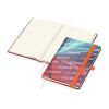 Notizbuch Match-Book Papier-Hardcover individuell bedruckt Orange | DIN A5 | ohne Werbeanbringung | matt | Cremefarben/Punktraster