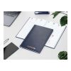 Wochenkalender Prestige A5 Kunstleder-Hardcover robust marineblau | Kupferprägung inkl.
