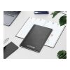 Wochenkalender Prestige A5 Kunstleder-Hardcover robust schwarz | Silberprägung inkl.
