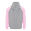 Badet zweifarbiger Kapuzenpullover für Kinder  heather grau-hellrosa | 11/12