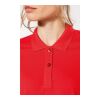 Damen Piqué Cotton Polo weiß | S | ohne Werbeanbringung