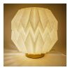 Coollux faltbare, von Origami inspirierte Papier-LED-Lampe Luna 25cm Natur | ohne Werbeanbringung | Nicht verfügbar | Nicht verfügbar
