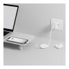 Xoopar ICE-R Einziehbares USB-C- und Lightning-Kabel 60 W 1 Meter Weiss