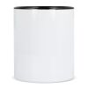 Oslo Sublimationsbecher  farbig innen & Griff 300ml Weiss-Schwarz