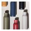 Sagaform Tekla Push Stahlisolierflasche mit Druckverschluss (recycelt) 500 ml Schwarz | ohne Werbeanbringung | Nicht verfügbar | Nicht verfügbar