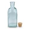 InSideOut Square Recycelte Glaswasserflasche ReuuZ mit Korkverschluss 500ml Transparent | ohne Werbeanbringung | Nicht verfügbar | Nicht verfügbar
