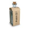 InSideOut Square Recycelte Glaswasserflasche ReuuZ mit Korkverschluss 1 l Transparent