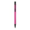 Kugelschreiber Alicante weiche Berührung Rosa-Schwarz | Gravur | in Verlängerung vom Clip | 50 mm x 8 mm | Nicht verfügbar