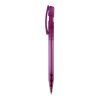 Kugelschreiber Nash Transparent Transparent Violett-Transparent Violett | 1-farbiger Siebdruck | in Verlängerung vom Clip | 45 mm x 25 mm | Nicht verfügbar