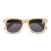 Justin Sonnenbrille aus Bambus UV400 Natur | Gravur | 1 cm vom linken Scharnier | 46 mm x 13 mm