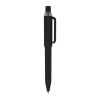 Ozzy-Stift mit Soft-Touch schwarz | 3D Digitaldruck | Clip | 37 mm x 6 mm