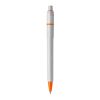 Kugelschreiber Baron Stone hardcolour Grau-Orange | 1-farbiger Siebdruck | in Verlängerung vom Clip | 45 mm x 25 mm | Nicht verfügbar