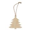 Baumförmiges Weihnachtsornament aus Holz Natur | ohne Werbeanbringung | Nicht verfügbar | Nicht verfügbar