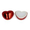 Lippenbalsam in metallischer Herzformdose Rot / Weiß | ohne Werbeanbringung | Nicht verfügbar | Nicht verfügbar