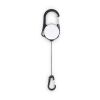 2-Wege-Karabiner-Kartenhalter Weiss