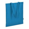 R-PET Tragetasche aus Non Woven mit langen Griffen 38 x 42cm 75g/m² Blau Weiss | ohne Werbeanbringung | Nicht verfügbar | Nicht verfügbar | Nicht verfügbar