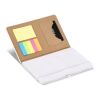 Notizbuch Olmo Hardcover PU A5 mit Haftnotizen Weiss | ohne Werbeanbringung | Nicht verfügbar | Nicht verfügbar