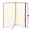 PU-Notizbuch Sora A5 Transparent Violett | ohne Werbeanbringung | Nicht verfügbar | Nicht verfügbar