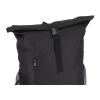 R-PET 600D Rolltop Fahrrad-Rucksack 20L Schwarz | ohne Werbeanbringung | Nicht verfügbar | Nicht verfügbar