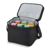 R-PET 600D Kühlbeutel mit zwei Fächern 30 x 20 x 25 cm 15 l Schwarz | ohne Werbeanbringung | Nicht verfügbar | Nicht verfügbar