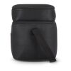 R-PET 600D Doppelfach-Kühltasche 30 x 20 x 25cm 12L Schwarz