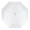 Daintree 190T Pongee 21.5" Faltbarer winddichter Regenschirm Auto open Weiss